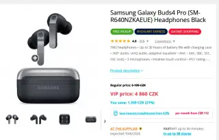 Galaxy Buds 4 Pro + Galaxy Tab A11 64GB