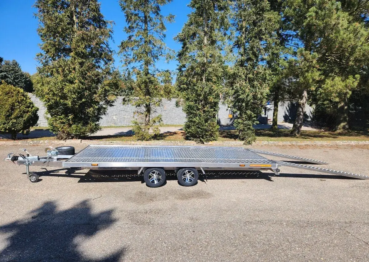 ALU autopřepravník 450x210cm, 2700/420kg, VDI 2700 8.1,130km