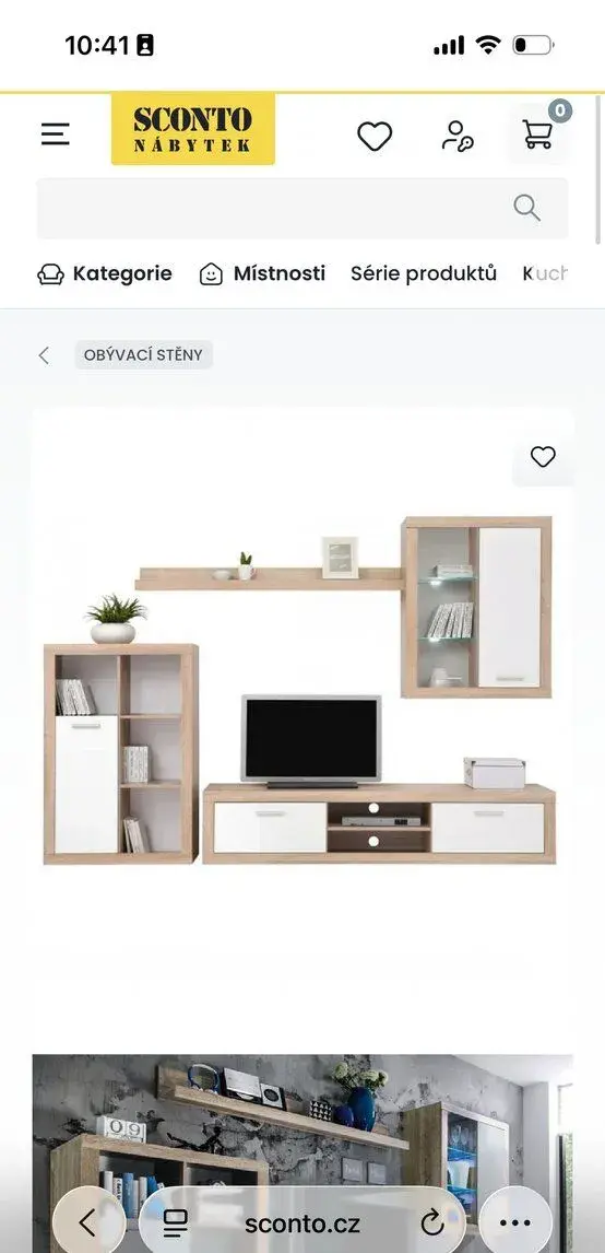 Obývací stěna