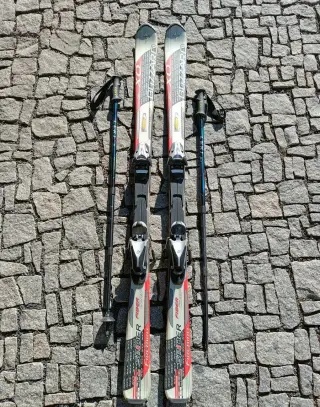 Lyže Blizzard Spider X0 Firebird, 159 cm + LEKI