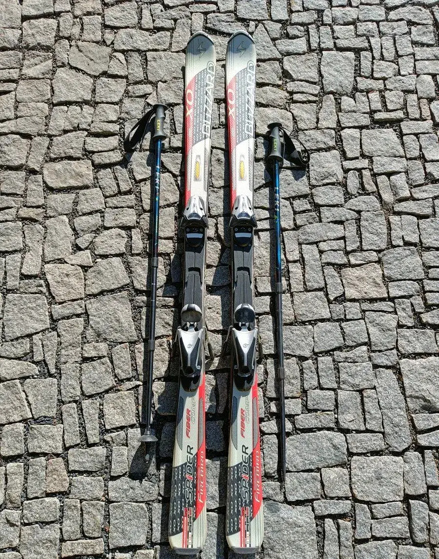Lyže Blizzard Spider X0 Firebird, 159 cm + LEKI