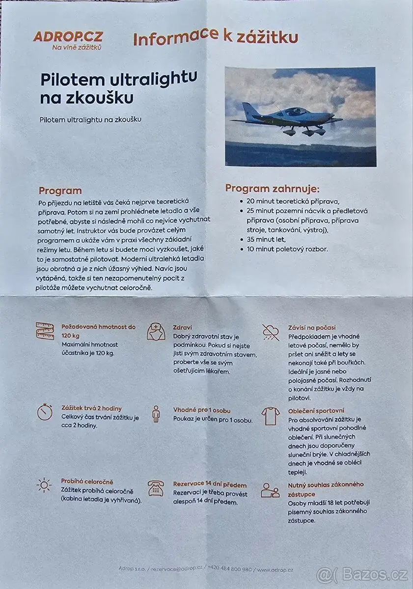 Pilotem ultralightu na zkoušku