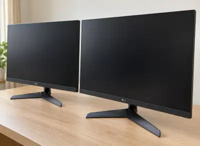2× herní monitor LG UltraGear 24GN60R, 24", Full HD, IPS, 1