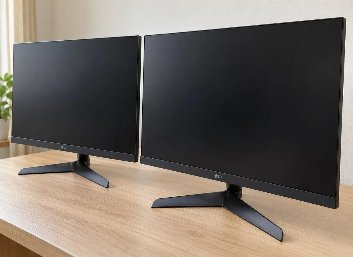 2× herní monitor LG UltraGear 24GN60R, 24", Full HD, IPS, 1