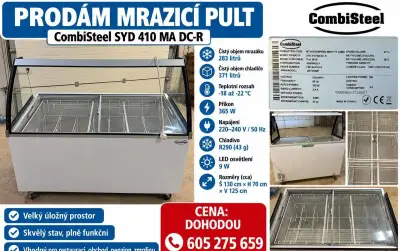 Mrazící pult na zmrzlinu