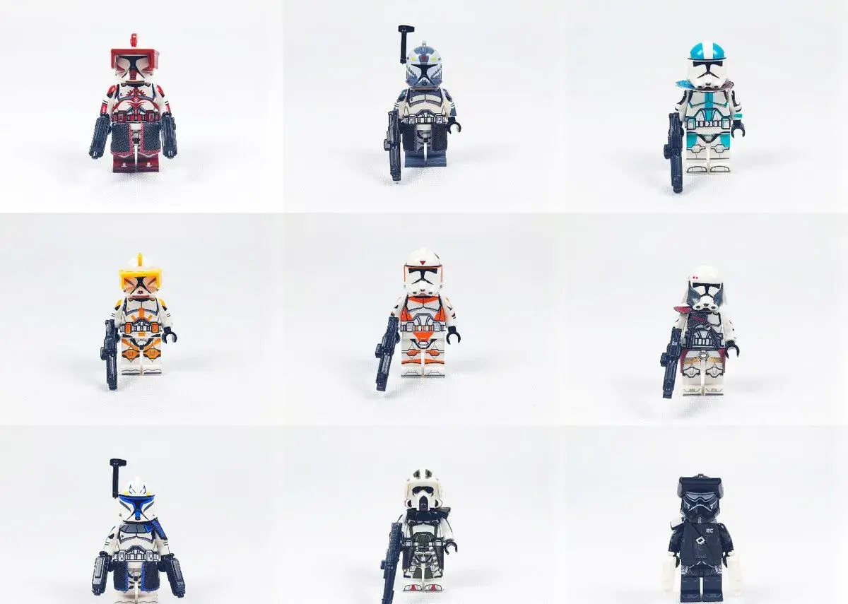 Custom LEGO Star Wars minifigurky Clone Trooper III