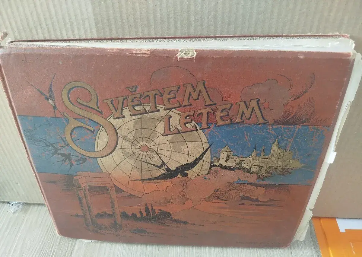 Starožitná kniha SVĚTEM LETEM