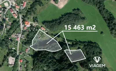 Zahrada 15 463 m², Podíl 50 % o výměře 7 732 m²