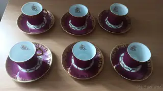 Sadu hrníčků na kávu - porcelánka Stružná (Kysibl)