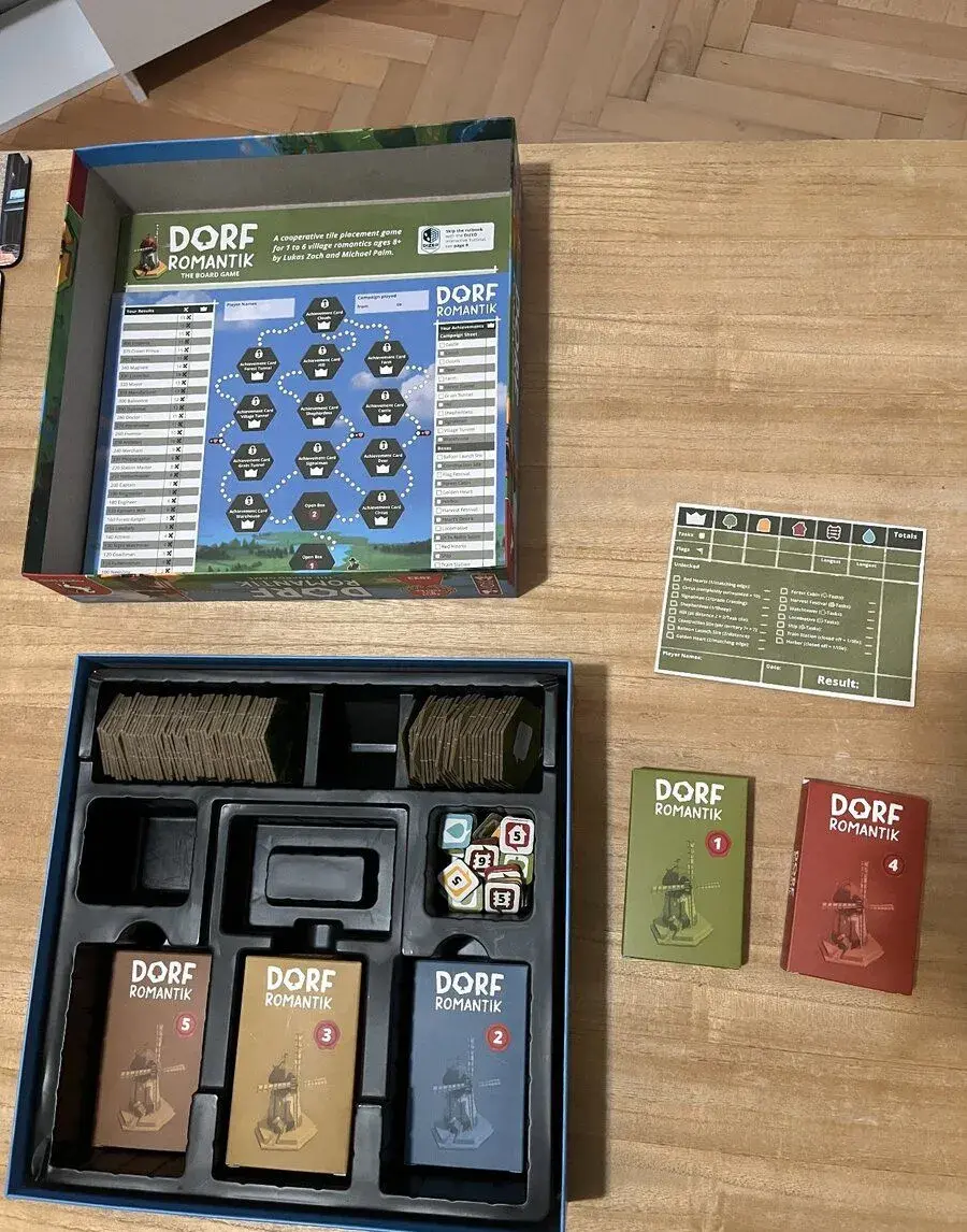 Desková hra Dorf Romantik The Board Game – stav