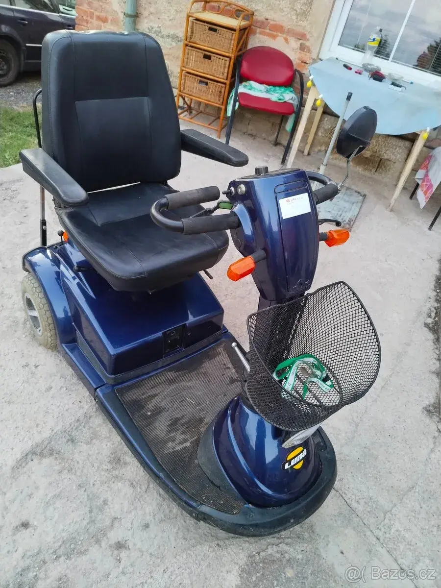 Elektrická tříkolka pro seniory