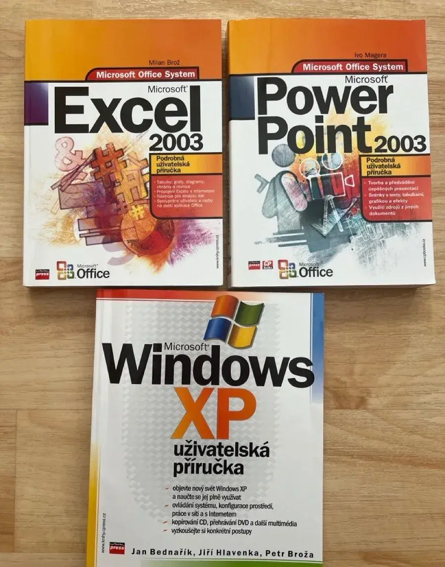 Knihy – Windows XP, Power Point, Excel (NÍZKÉ CENY)