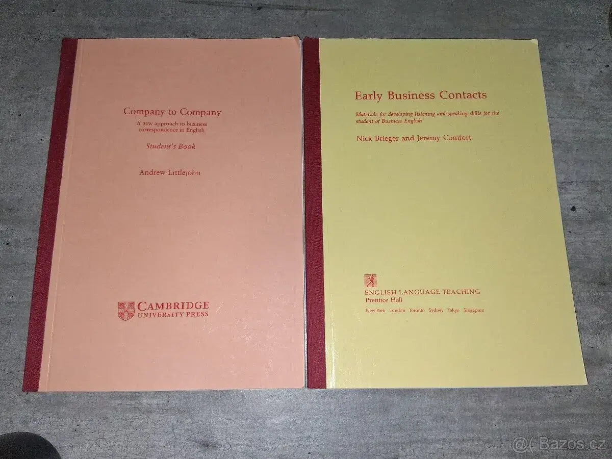 Učebnice - Cambridge University Press /2 ks/.