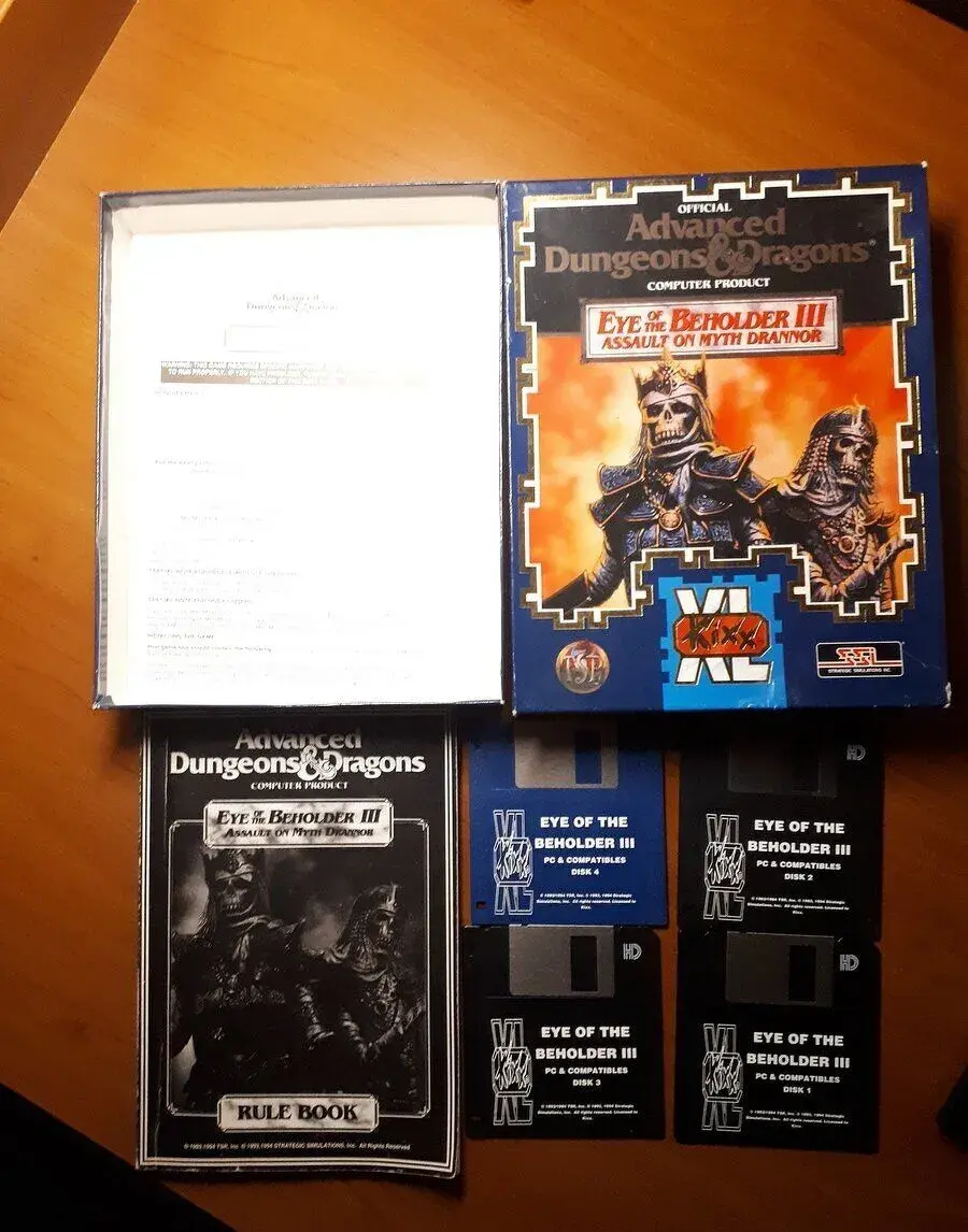 PC originální hra Eye of the Beholder III