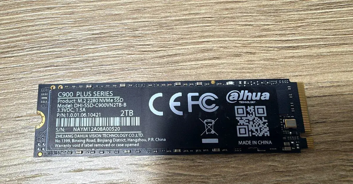 SSD disk DAHUA C900 PLUS-B 2TB - záruka