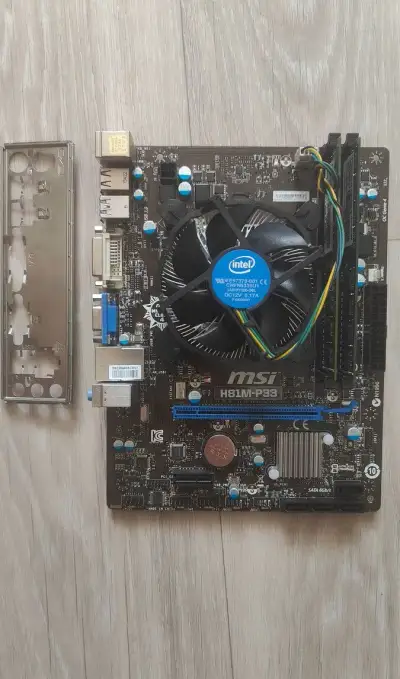MSI H81M-P33 + Procesor Intel Pentium G3260 + chladič + 4GB