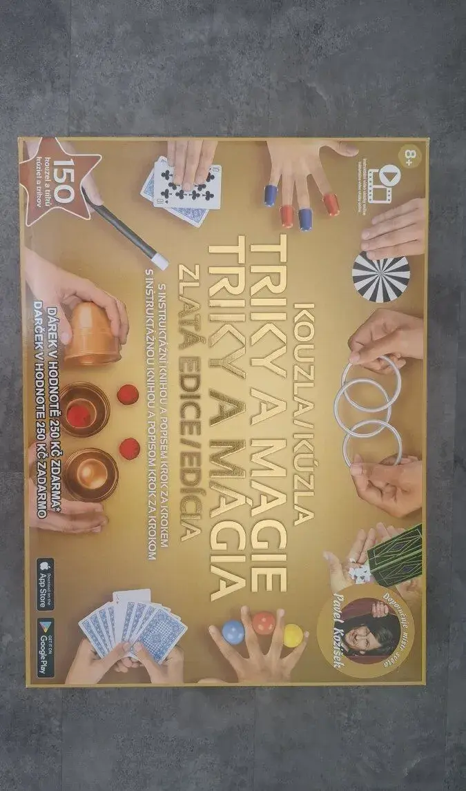 Kouzla, triky a magie - Zlatá edice 150 triků NOVÁ