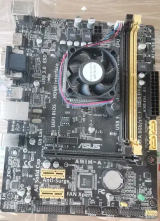 ASUS AM1M-A + AMD Sempron 3850 Kabini 25W