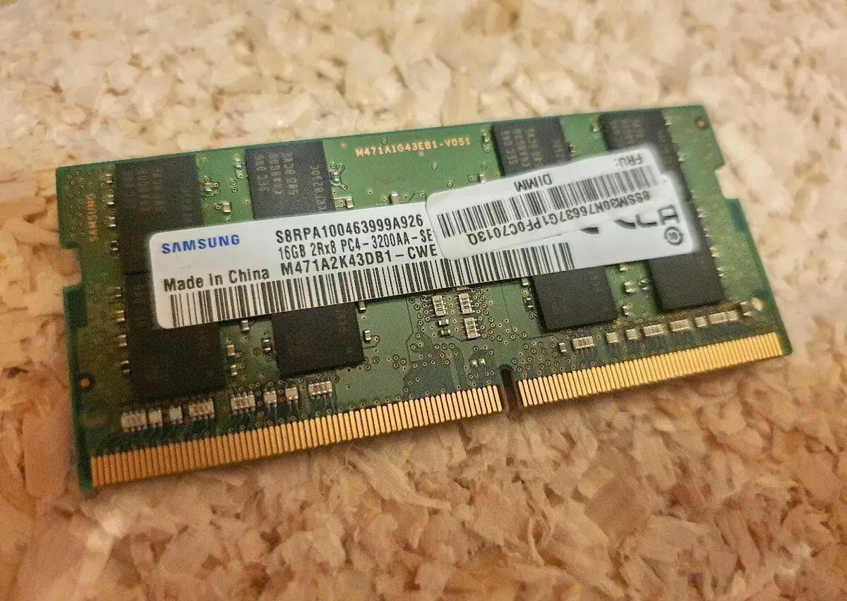 16gb ddr4 Samsung 3200mhz. Otestovaná v MemTest86