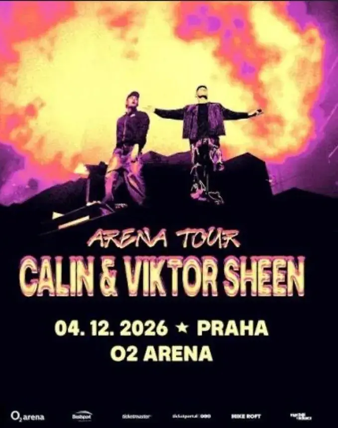 Listek na koncert Calina a Viktora Sheena