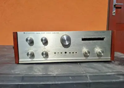 Kenwood KA-6000 nejvyšší model MC phono,gravírováne nápisy,