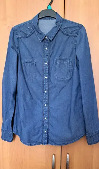 Dámská/dívčí riflová KOŠILE 36/38 Butik