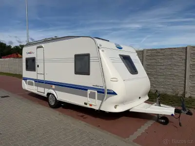 PRODÁNO Hobby 460 UFE , stanem a nosičem kol STAV