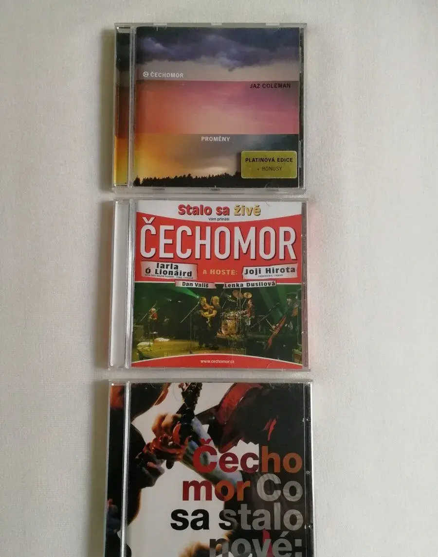 CD ČECHOMOR "Proměny","Stalo sa Živě","Co sa stalo nové