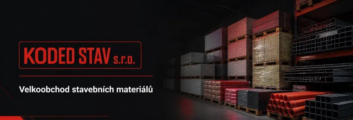 Stavební materiál – dlažby, okna, dveře, izolace, střechy a