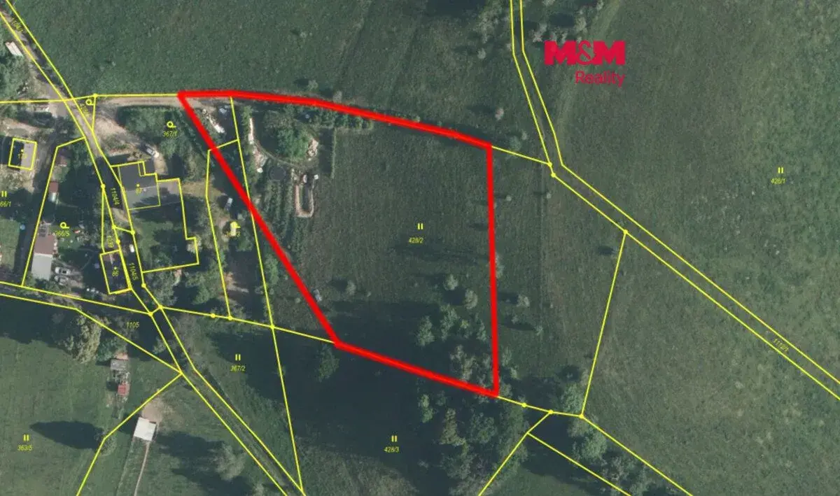 Prodej pozemku k bydlení, 5870 m², Chrastava - Horní Vítkov