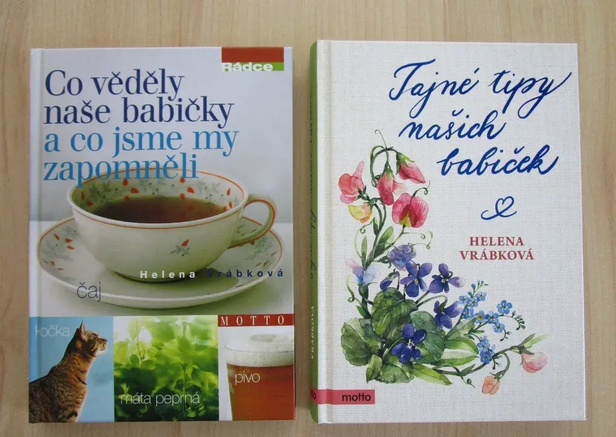 2x Helena Vrábková - TAJNÉ TIPY BABIČEK + 1 kniha
