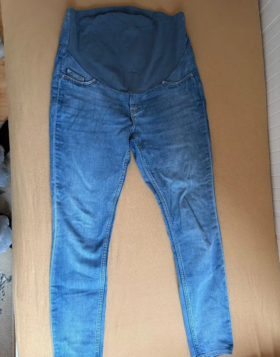 H&M těhotenské kalhoty džíny velikost L