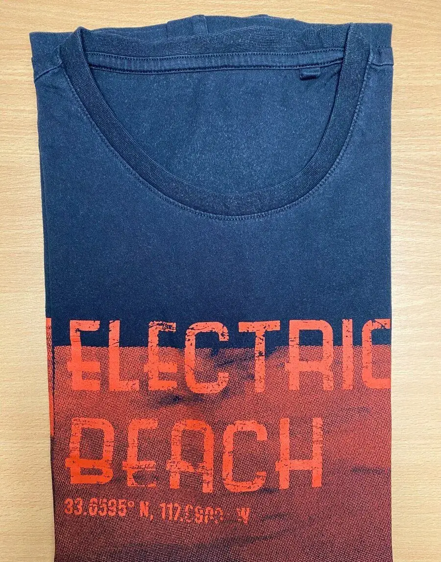 Tričko CA Electric Beach Tmavě Modré Top Stav