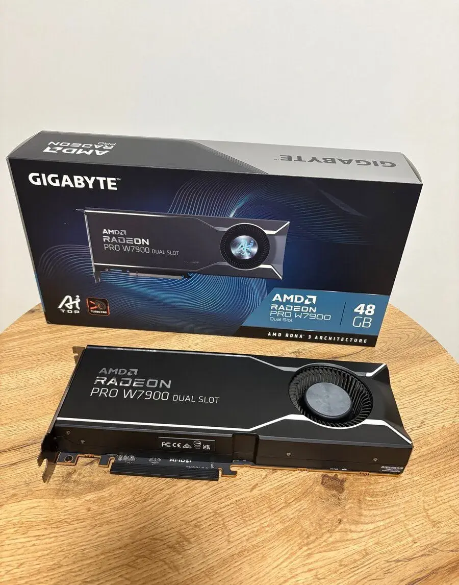Gigabyte Radeon PRO W7900 AI 48GB – Dual Slot