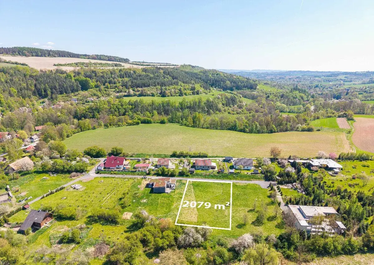 Prodej stavebního pozemku 2079 m² Horní Poříčí