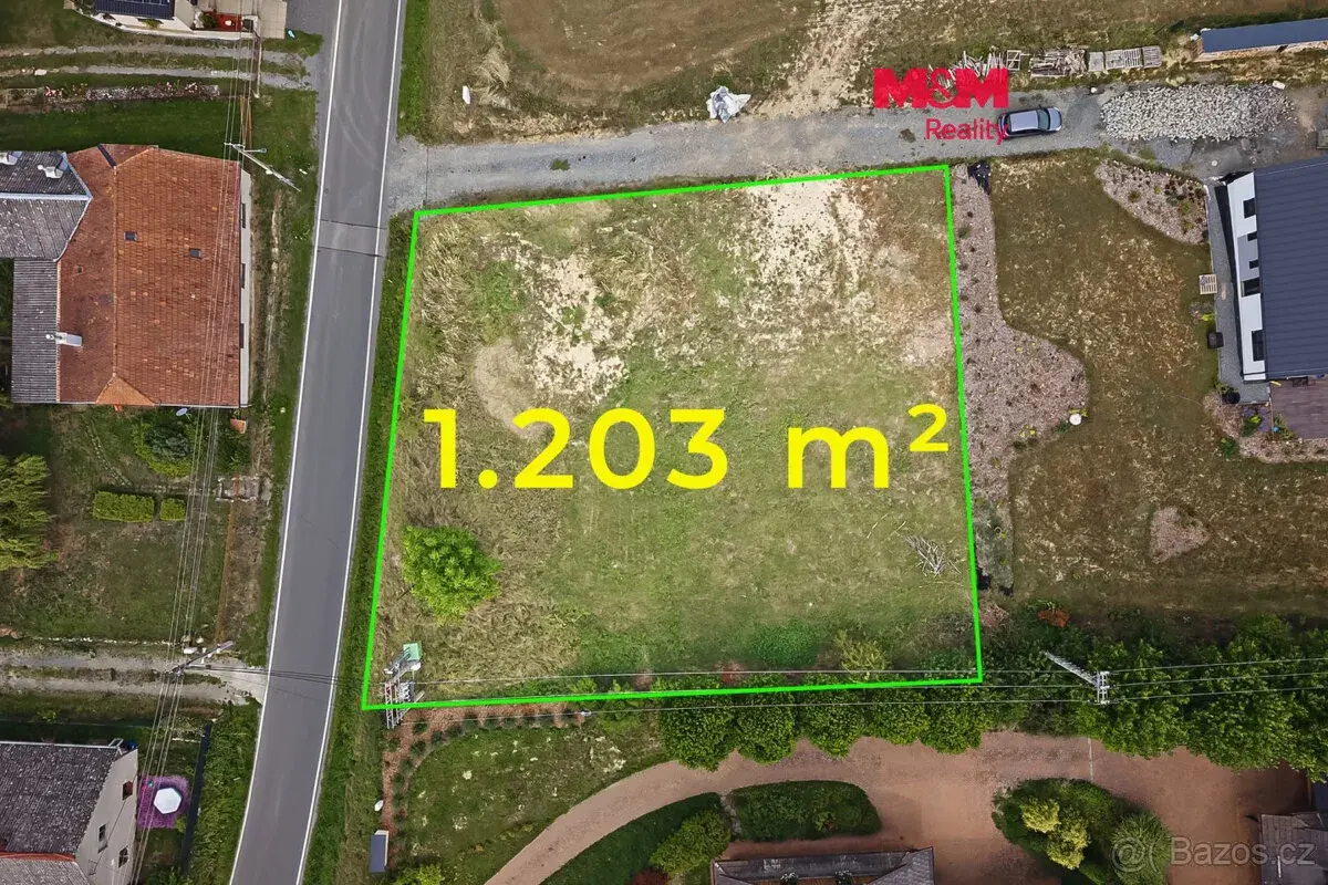 Prodej pozemku k bydlení o výměře 1 203 m² v Novém Malíně