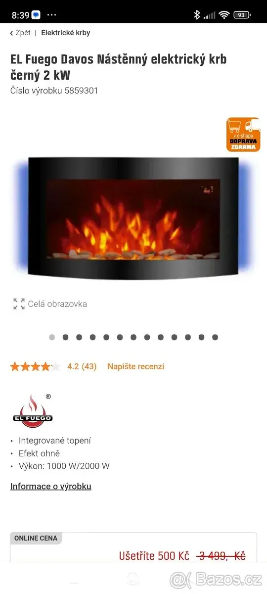 Elektrický krb