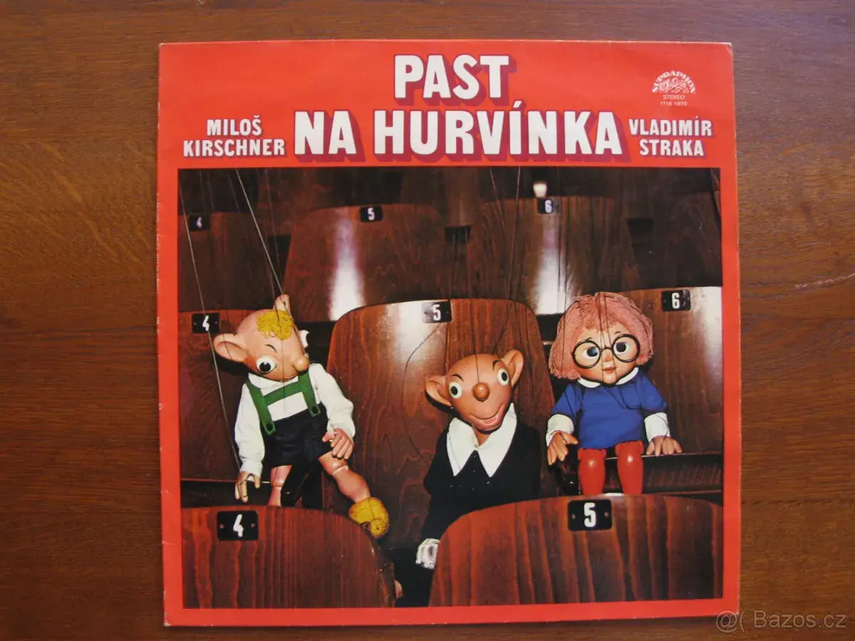 LP vinyl = PAST NA HURVÍNKA – (1976) téměř bezvadný stav.