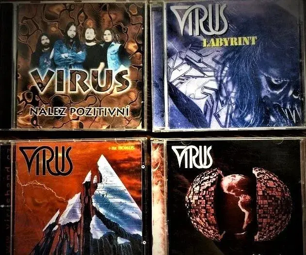 VIRUS 4xCD (zcela nové, již nesehnatelné rarity)