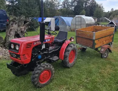 malotraktor Shibaura SU1341 + Vozík