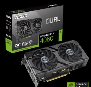ASUS DUAL GeForce RTX 4060 8GB OC EVO - Záruka 3 Roky Alza