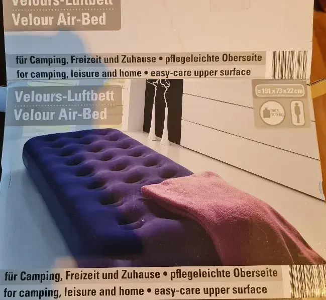 Nafukovací matrace dva kusy 90x200