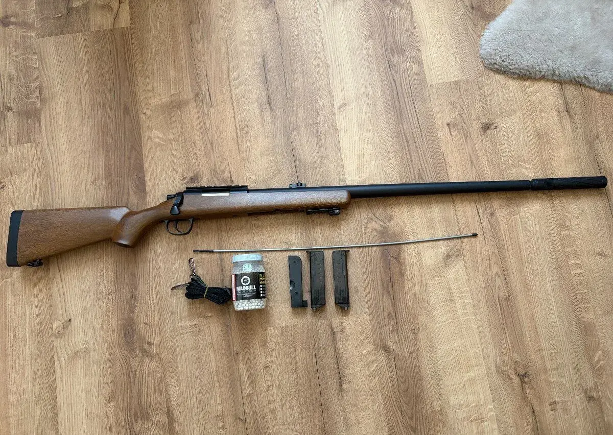 Airsoft sniper Well mb03 full upgrade