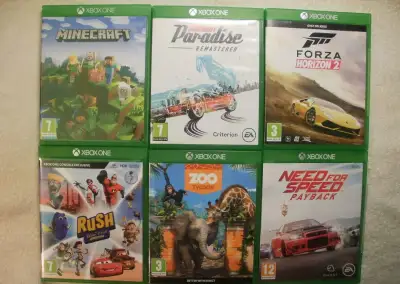Hry na XBox ONE - Nové a 1 - 2 x hrané-Ceny v textu inzerátu
