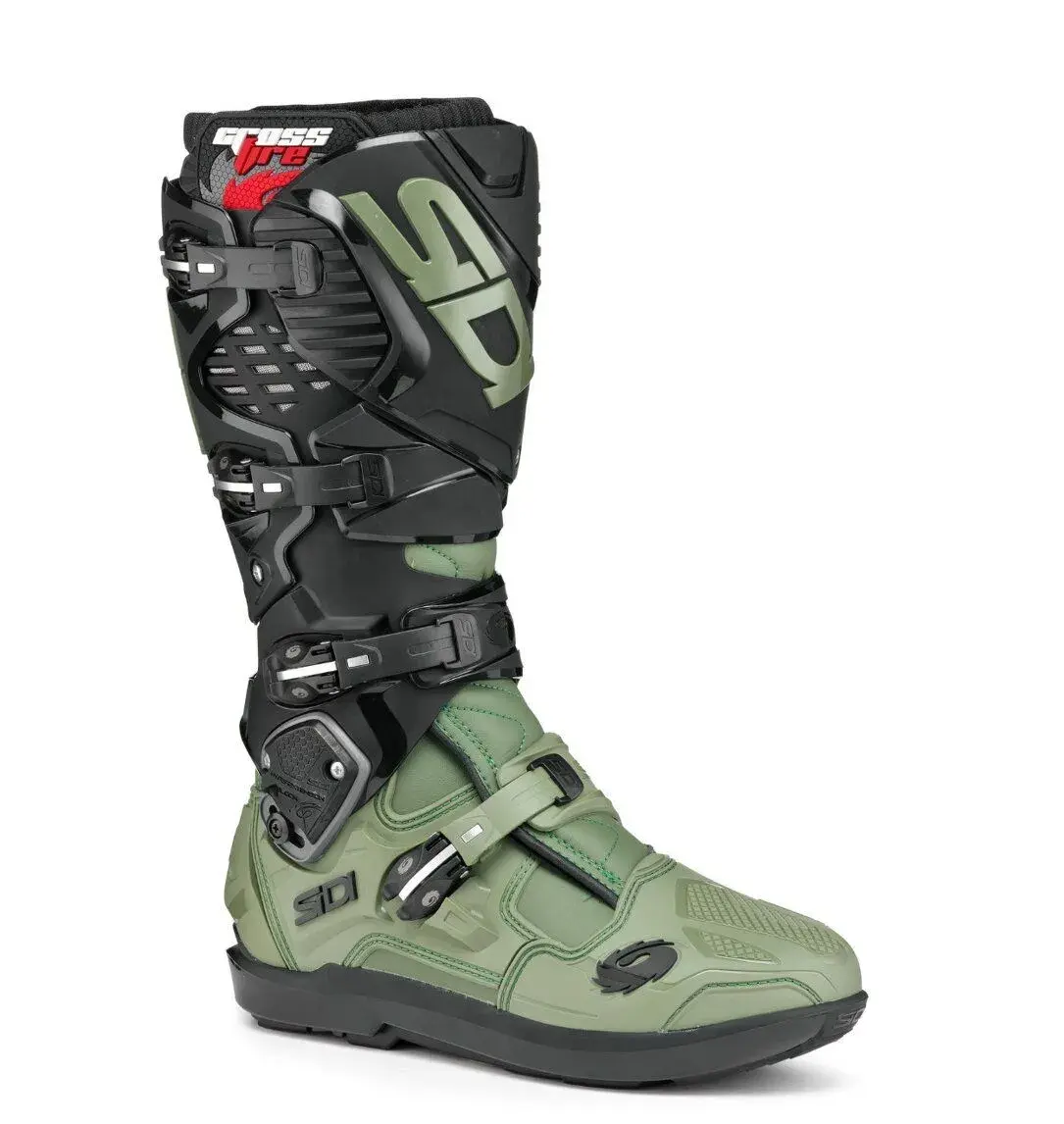 Sidi Crossfire 3 SRS Army/black akční cena