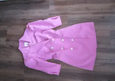 Jarní plášť/delší sako zn. Bershka, vel. S/36, výrazná barva