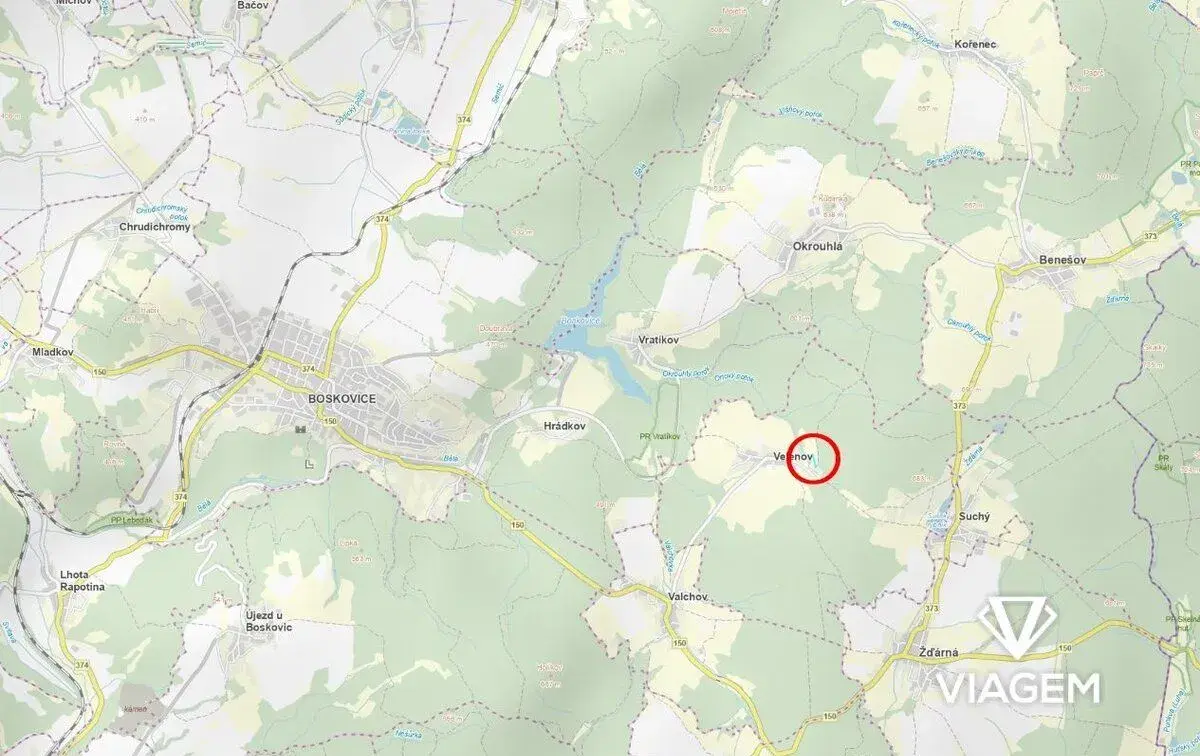 Stavební - bydlení 2 234 m², Podíl 60 % o výměře 1 340 m²