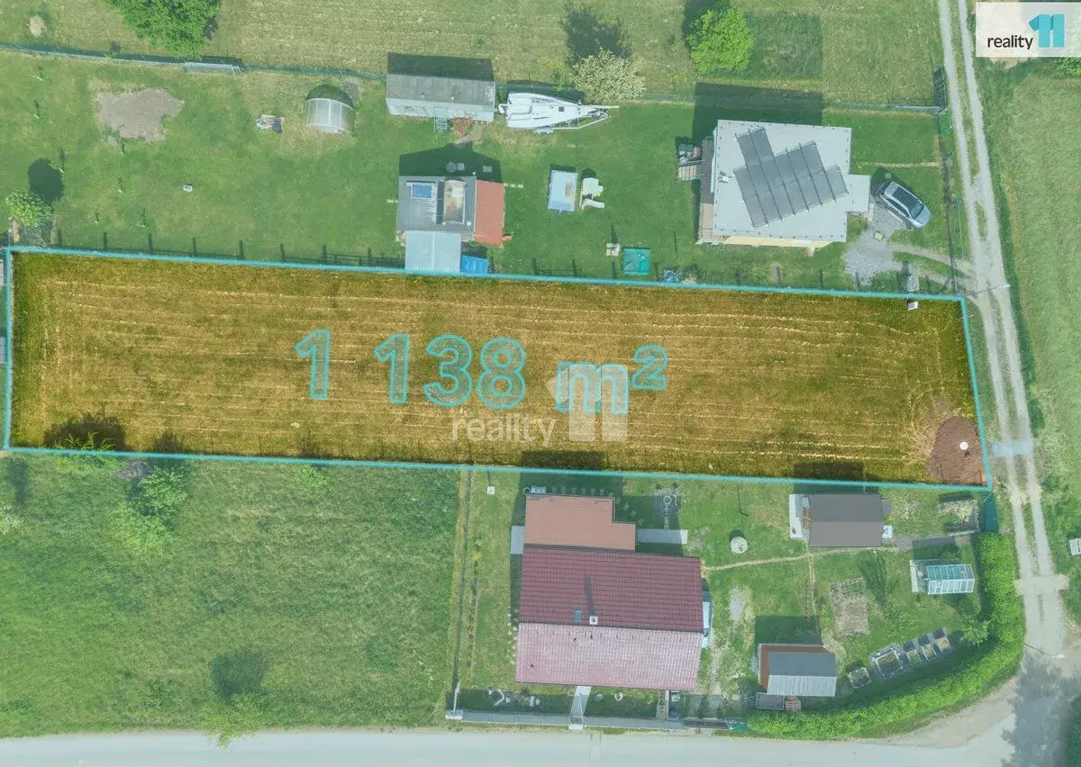 Pronájem pozemku, 1138 m2, Jíkev