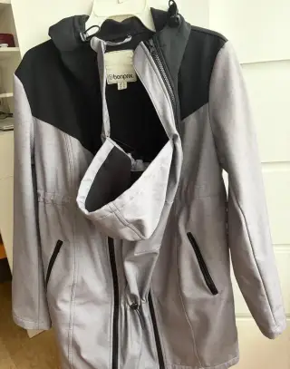Krátký softshellový těhotenský/nosicí kabát