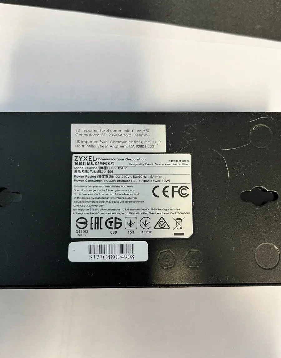 Zyxel injektor PoE-HP